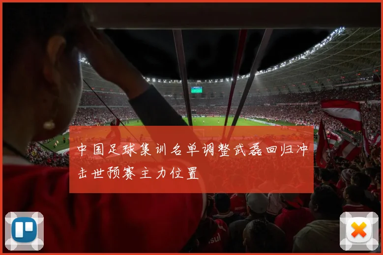 中国足球集训名单调整武磊回归冲击世预赛主力位置