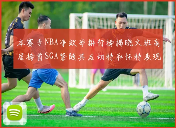 本赛季NBA净效率排行榜揭晓文班高居榜首SGA紧随其后切特和怀特表现出色